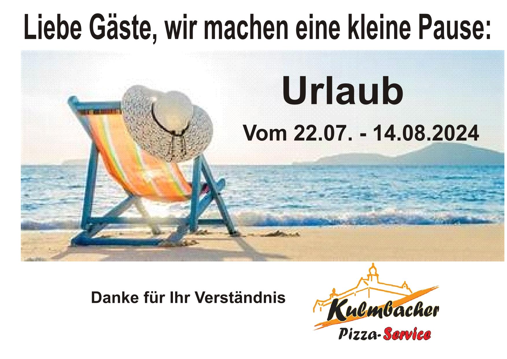 Sommerurlaub vom 22.07. bis 14.08.2024